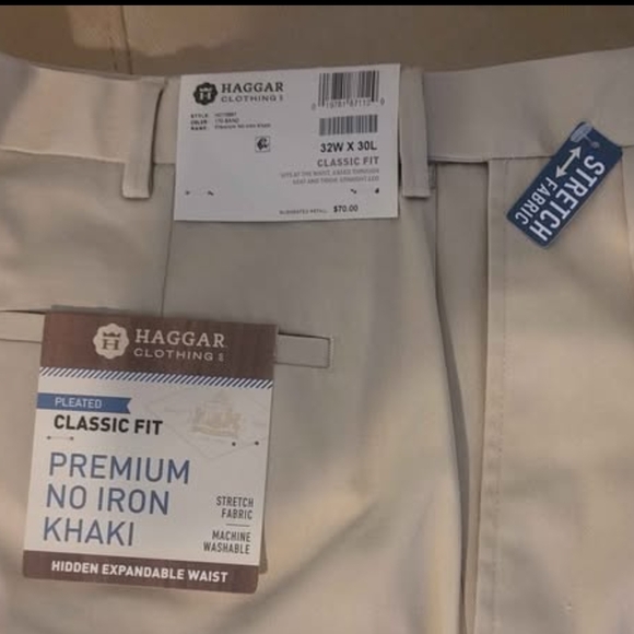 Haggar Other - Haggar Premium No-Iron Khaki Chinos - Classic Fit. $70 on tags. 32×30